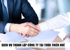 thành lập công ty tại Thừa Thiên Huế